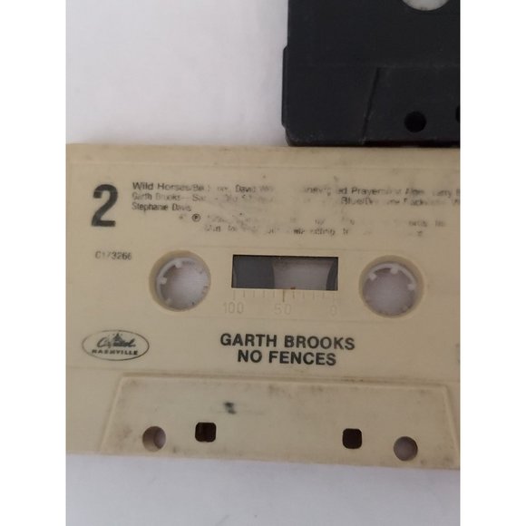 Billy Ray Cyrus Cassette Single Garth Brooks No Fences & Dolly Parton Cassettes - Picture 3 of 7